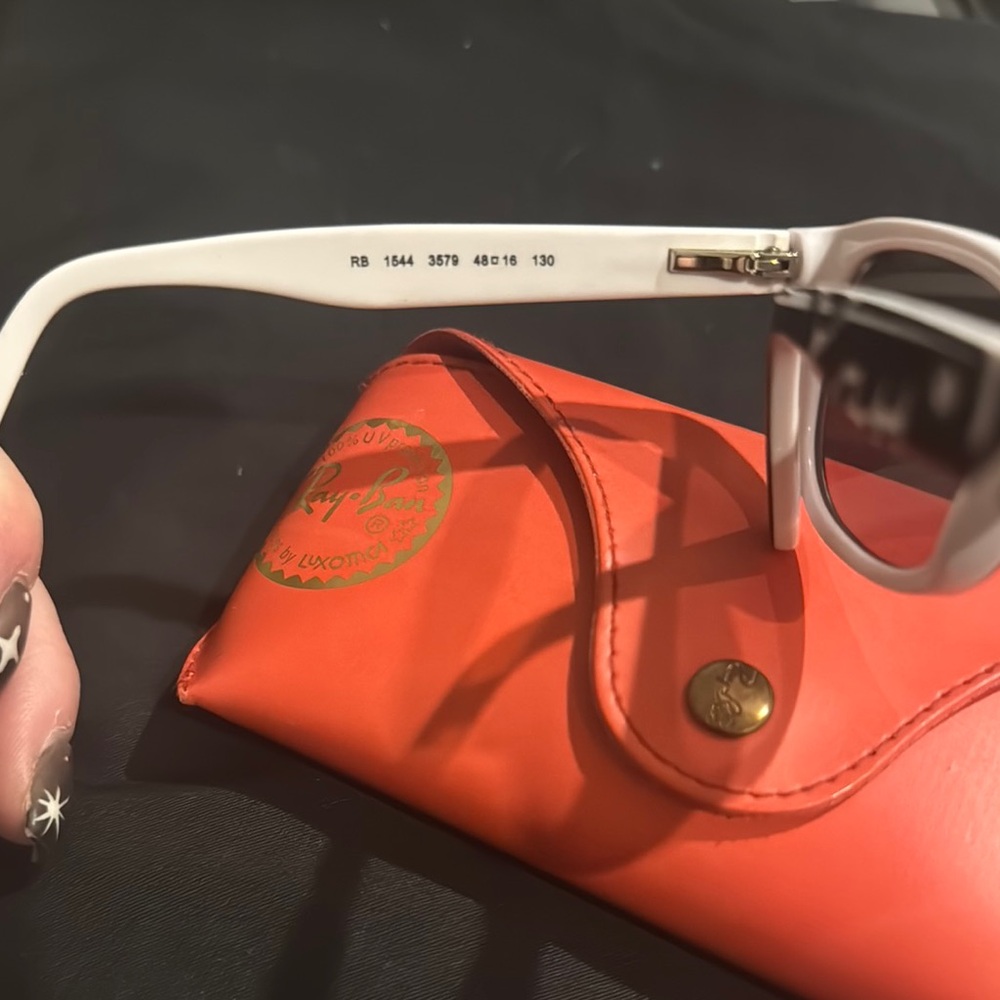Ray-Ban Kids Black Sunglasses with Red Case - Picture 4 of 8